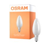 Osram LED Classic E14 Kerze Fadenlampe Matt 2.2W 470lm - 827 Extra Warmweiß | Ersatz Für 40W