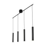Nordlux Vico Pendelleuchte Metall Schwarz | Geeignet für 4x GU10