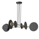 Emibig Pendelleuchte Idea Stahl Schwarz | Geeignet für 4x E27 - Max 10W