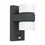 Eglo Wandleuchte Atollari Aluminium Anthrazit 4W 360lm - 830 Warmweiß | IP44