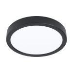 Eglo Deckenleuchte Argolis 2 Stahl Schwarz 20W 2400lm - 830 Warmweiß | IP44