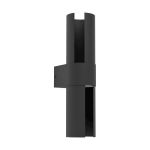 Eglo Wandleuchte Montelauro Aluminium Schwarz 7W 800lm - 865 Tageslichtweiß | IP65