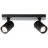 Brilliant Marty Deckenleuchte Aluminium Sandig Schwarz 10W 700lm - 830 Warmweiß | Inkl. 2x GU10