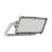 Ledvance LED-Scheinwerfer Max Radial 25 Aluminium Grau 600W 92300lm 25d - 830 Warmweiß | IP66 - Symmetrisch
