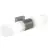 Nordlux Tangens Wandleuchte Glas und Metall Grau | IP44 - Geeignet für 2x E14