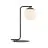 Nordlux Tischlampe Grant Glas Schwarz | Geeignet für 1x E14