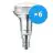 Mehrfachpackung 6x Philips CorePro LEDspot E14 Reflektor R50 2.8W 827 36D | Extra Warmweiß - Ersatz für 40W
