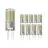 Mehrfachpackung 10x Noxion Bolt LED Capsule G9 4.8W 600lm - 827 Extra Warmweiß | Ersatz für 50W