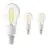 Mehrfachpackung 3x Calex Smart Kugelförmig LED Glühbirne E14 4,5W 450lm 1800-3000K CCT Fadenlampe | Tuya Wi-Fi