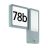 Eglo Wandleuchte Cheira Aluminium Silber 2W 300lm - 830 Warmweiß | IP44 - Bewegungs- und Lichtsensor