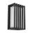 Eglo Wandleuchte Genovese Aluminium Schwarz 10W 1050lm - 865 Tageslichtweiß | IP65 - Bewegungssensor