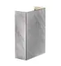 Nordlux Fold 10 Wandleuchte Stahl Silber Up & Down 7.5W 225lm - 830 Warmweiß