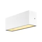 SLV Sitra L Up/Down  Wandleuchte Aluminium Weiß 24W 3060lm - 830-840 CCT | Außenbeleuchtung - IP65