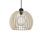 Nordlux Pendelleuchte Chino 30 E27 Braun - Holz | Max. 60W