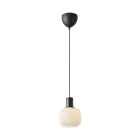 Nordlux Milford Mini Schwarz Pendelleuchte Glas Schwarz | Geeignet für 1x E27