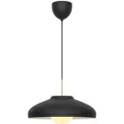DFTP by Nordlux Latif Pendelleuchte Metall und Glas Schwarz | 400mm - Geeignet für E14