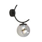 Emibig Wandleuchte Boston Stahl Schwarz | Geeignet für 1x E14 - Max 10W