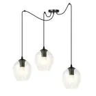 Emibig Pendelleuchte Level Stahl Schwarz | Geeignet für 3x E27 - Max 15W