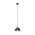Emibig Deckenleuchte Seco Stahl Schwarz | Geeignet für 1x E27 - Max 15W