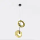 Emibig Pendelleuchte Vanila Stahl Gold | Geeignet für 2x G9 - Max 8W