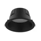 Noxion LED Downlight Hera Tief Einbau Schwarz 9W 900lm 80D - 827-830-840 CCT | 146mm - Ausschnitt 120mm