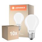 Mehrfachpackung 10x Ledvance Classic LED E27 Birne Matt 5.9W 806lm - 827 Extra Warmweiß | Ersatz Für 60W