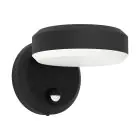 Eglo Wandleuchte Fornaci Stahl Schwarz 3W 320lm - 830 Warmweiß | IP65 - Bewegungssensor