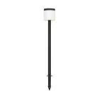 Eglo Erdspießleuchte Pantete Solar Schwarz 7W 840lm - 830 Warmweiß | IP65 - Bewegungssensor