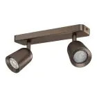 Eglo Decke Spot Camaldoli Stahl Kupfer | Geeignet für 2x GU10